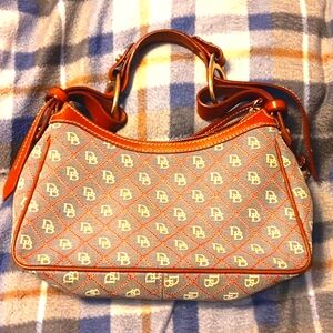 Dooney & Bourke Gray and Brown Handbag